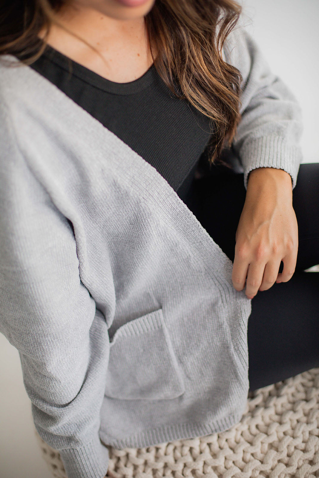 Ophelia Open Front Cardigan