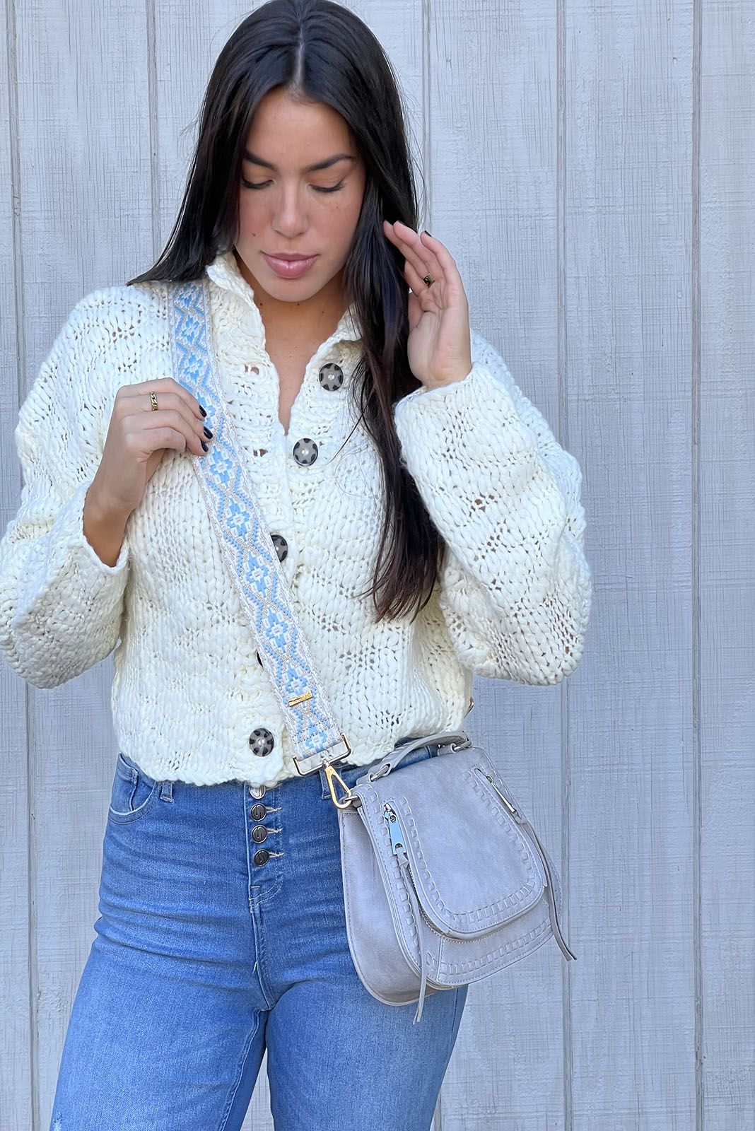 Julieanna Embroidered Purse Strap